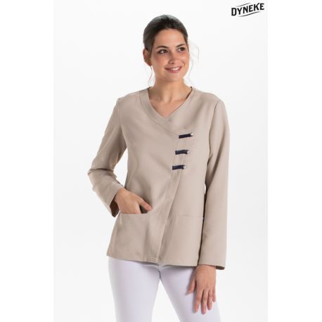 Chaqueta mcfb m/l beige con presillas