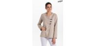 Chaqueta mcfb m/l beige con presillas