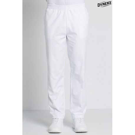 Pantalón blanco microfibra elástica 