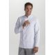 Chaqueta cruzada m/l microfibra blanca