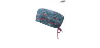 Gorro Sanidad unisex pelo largo flamencos