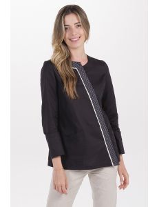 Chaqueta mujer asimetrica vivo