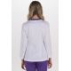 Chaqueta elástica m/l mujer detalles morado