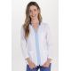 Chaqueta elástica m/l mujer detalles azul