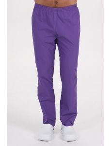 Pantalón unisex s/bolsillos morado