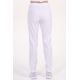 Pantalón unisex blanco goma y puño