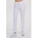 Pantalón unisex blanco goma y puño