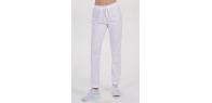 Pantalón unisex blanco goma y puño