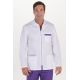 Chaqueta hombre sarga elástica m/l contraste malva