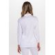 Chaqueta mujer sarga elastica m/l cruzada botones transparentes