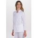 Chaqueta mujer sarga elastica m/l cruzada botones transparentes