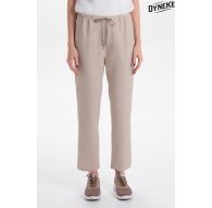 Pantalón unisex beige con cordón