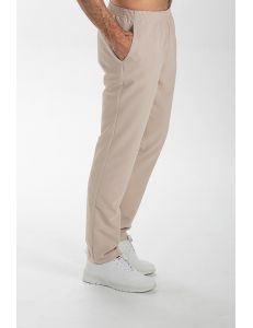 Pantalón microfibra beige